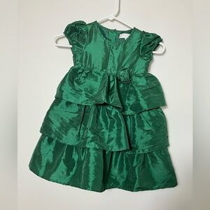 NEW!!!! Camilla Dress Kids 4 Green Formal Tiered Ruffle Wedding/ Pageant  Dress￼
